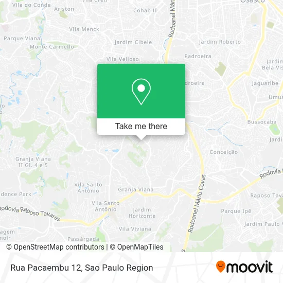 Rua Pacaembu 12 map