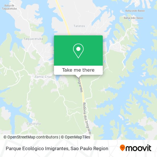 Parque Ecológico Imigrantes map
