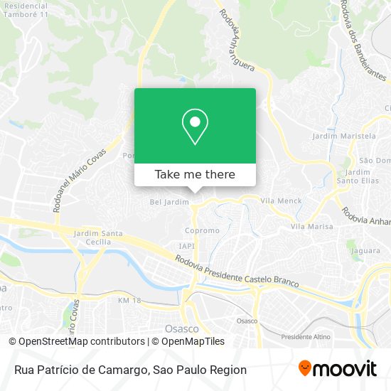 Rua Patrício de Camargo map