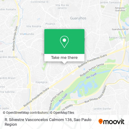 Mapa R. Silvestre Vasconcelos Calmom 136