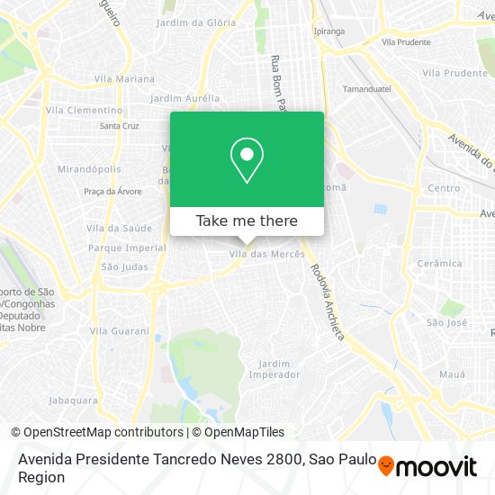 Avenida Presidente Tancredo Neves 2800 map