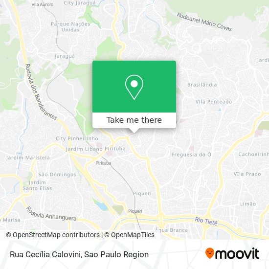 Rua Cecília Calovini map