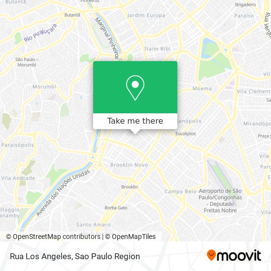 Rua Los Angeles map