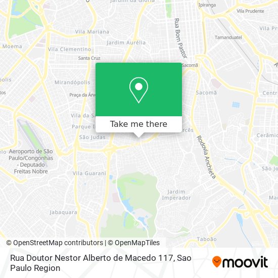 Rua Doutor Nestor Alberto de Macedo 117 map