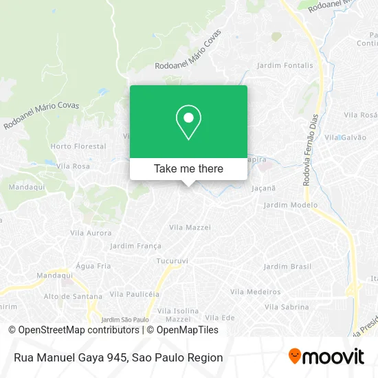 Rua Manuel Gaya 945 map