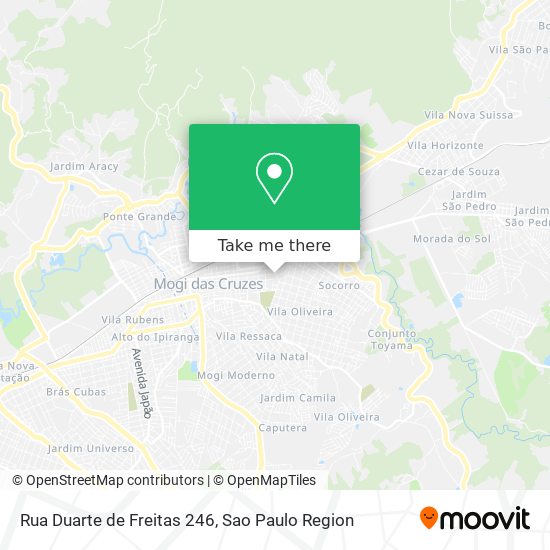 Mapa Rua Duarte de Freitas 246
