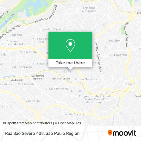 Mapa Rua São Severo 408