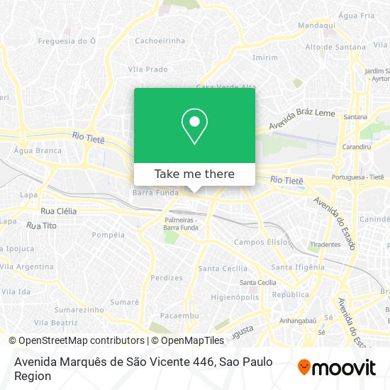 Avenida Marquês de São Vicente 446 map