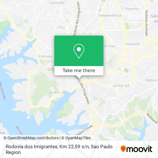 Rodovia dos Imigrantes, Km 22,59 s / n map