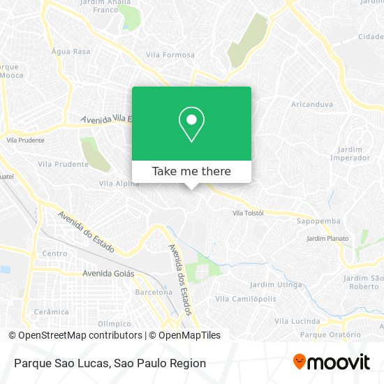 Parque Sao Lucas map