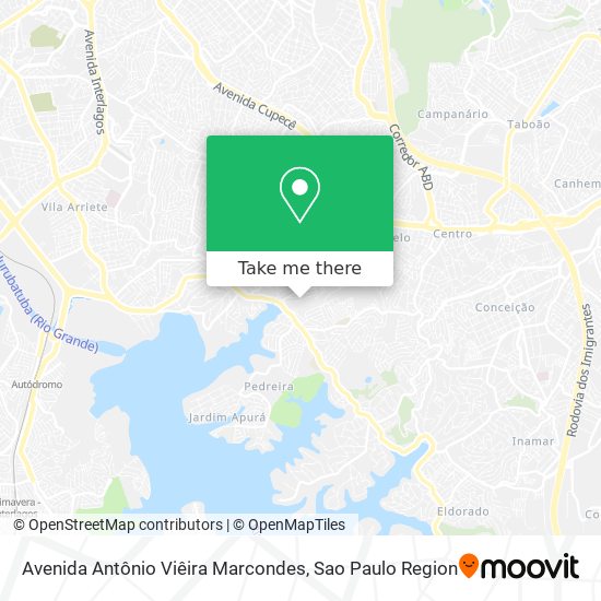 Avenida Antônio Viêira Marcondes map