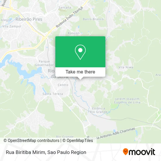 Rua Biritiba Mirim map