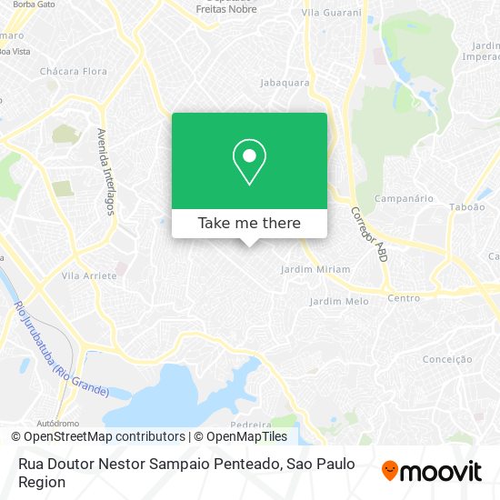 Rua Doutor Nestor Sampaio Penteado map