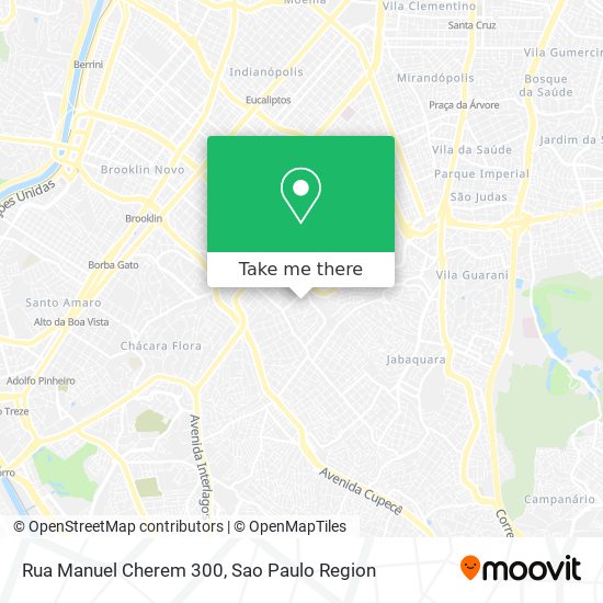 Mapa Rua Manuel Cherem 300