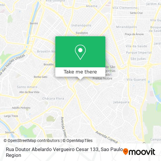 Rua Doutor Abelardo Vergueiro Cesar 133 map