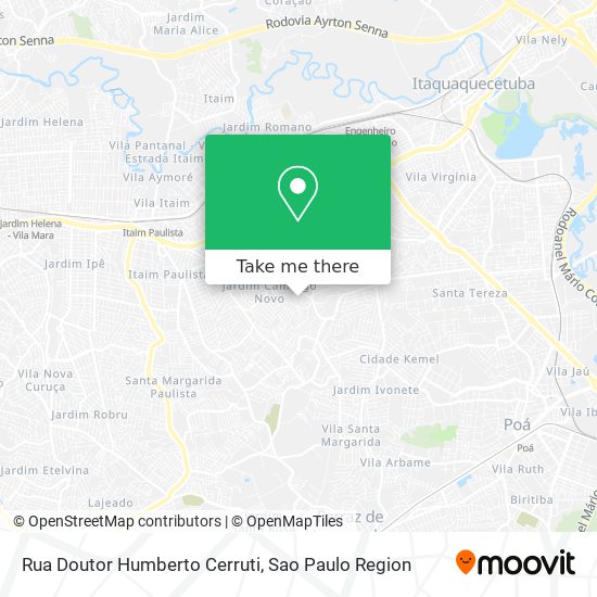 Rua Doutor Humberto Cerruti map