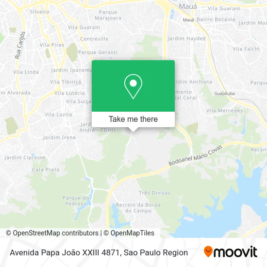 Avenida Papa João XXIII 4871 map