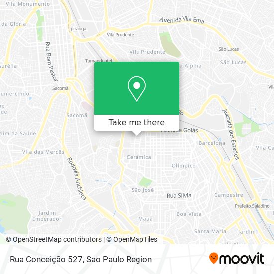 Rua Conceição 527 map
