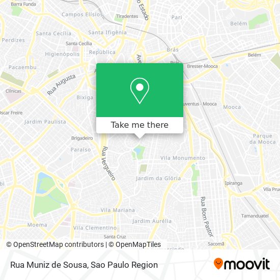 Mapa Rua Muniz de Sousa