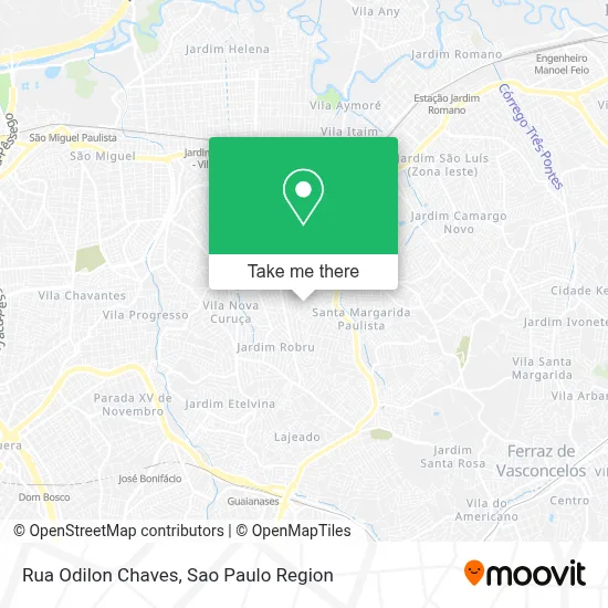 Rua Odilon Chaves map