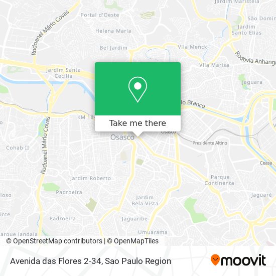 Avenida das Flores 2-34 map