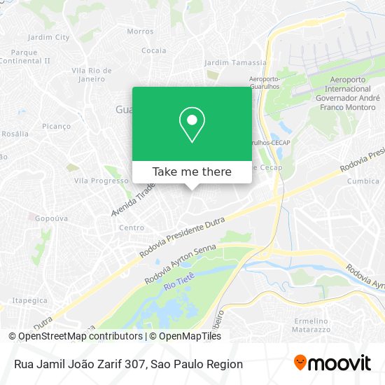 Rua Jamil João Zarif 307 map