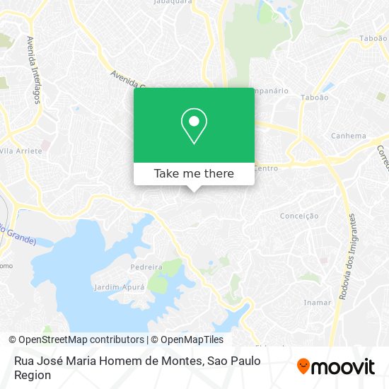 Rua José Maria Homem de Montes map