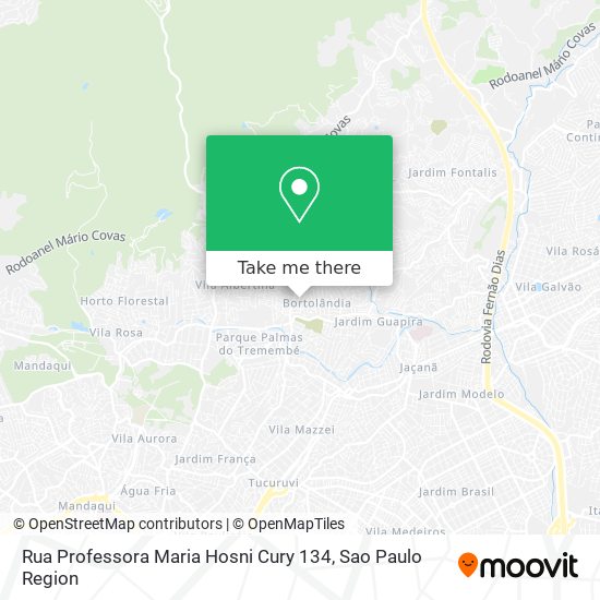 Rua Professora Maria Hosni Cury 134 map