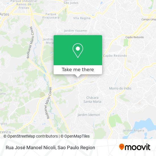 Rua José Manoel Nicoli map