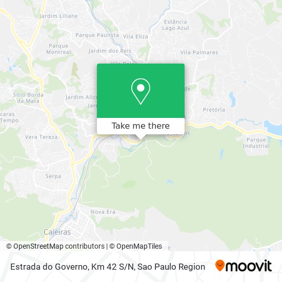 Estrada do Governo, Km 42 S/N map