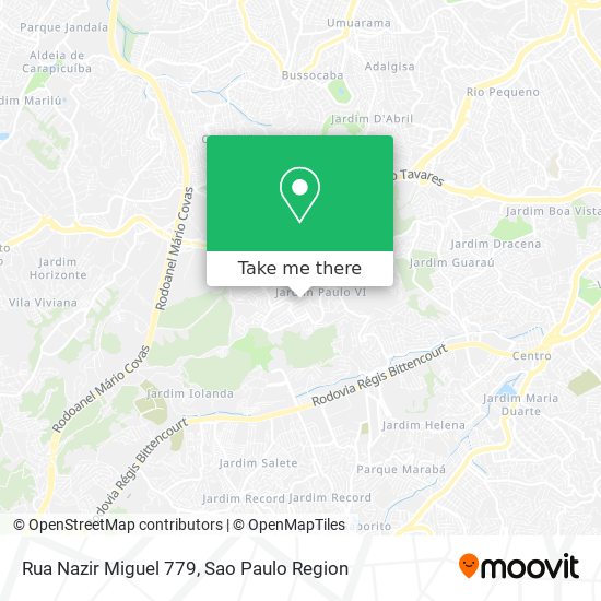 Mapa Rua Nazir Miguel 779