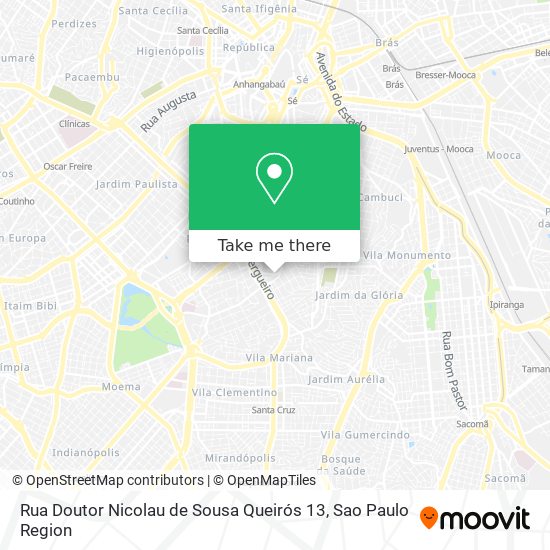 Mapa Rua Doutor Nicolau de Sousa Queirós 13