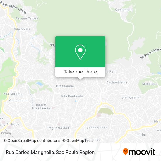 Mapa Rua Carlos Marighella