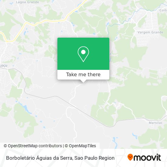 Borboletário Águias da Serra map