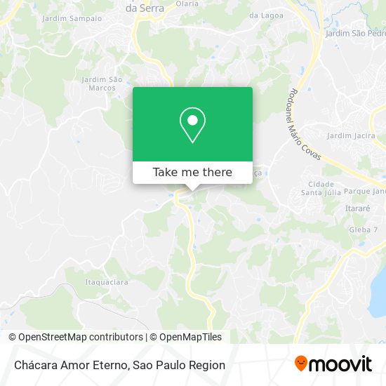 Chácara Amor Eterno map