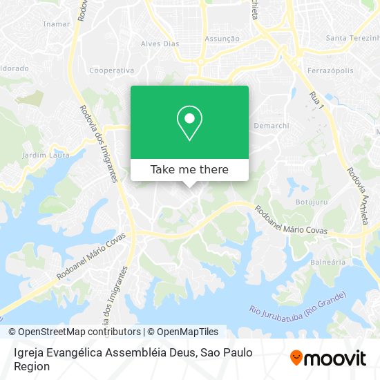 Mapa Igreja Evangélica Assembléia Deus