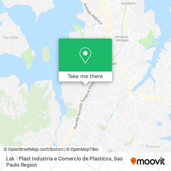 Mapa Lak - Plast Industria e Comercio de Plasticos