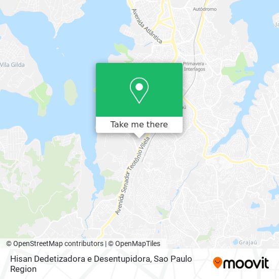 Hisan Dedetizadora e Desentupidora map