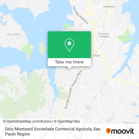 Mapa Sitio Montesol Sociedade Comercial Agricola