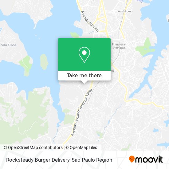 Mapa Rocksteady Burger Delivery