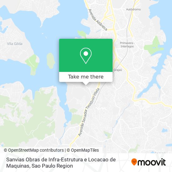 Sanvias Obras de Infra-Estrutura e Locacao de Maquinas map