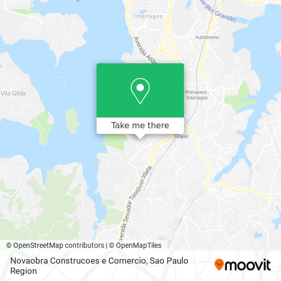 Mapa Novaobra Construcoes e Comercio