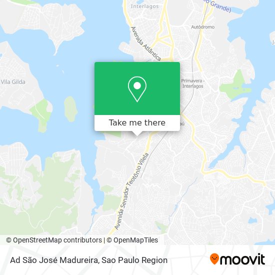 Mapa Ad São José Madureira