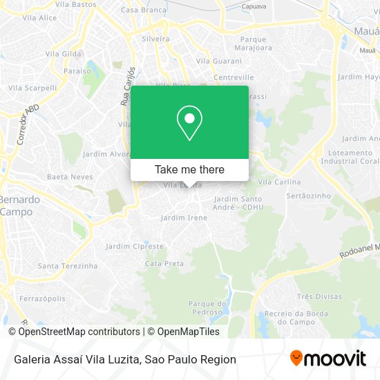Galeria Assaí Vila Luzita map