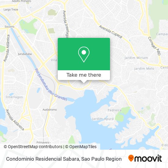 Condominio Residencial Sabara map