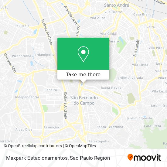 Maxpark Estacionamentos map