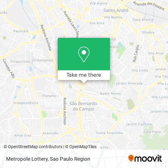 Mapa Metropole Lottery