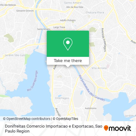 Mapa Donifreitas Comercio Importacao e Exportacao