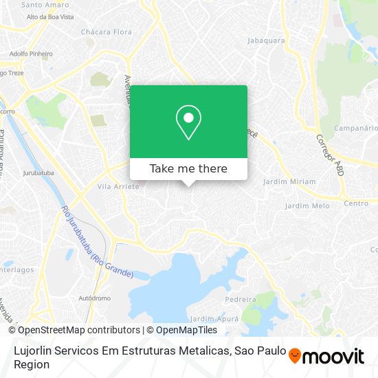 Lujorlin Servicos Em Estruturas Metalicas map