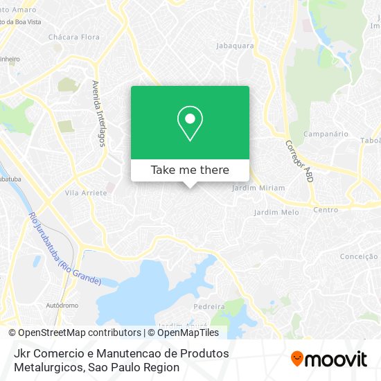 Jkr Comercio e Manutencao de Produtos Metalurgicos map